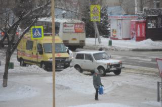 В Белогорске на пешеходном переходе сбили женщину