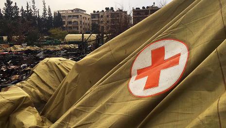Российские врачи погибли при обстреле госпиталя в Сирии