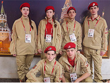 Белогорские юнармейцы принимают участие в Первом Всероссийском патриотическом молодежном форуме