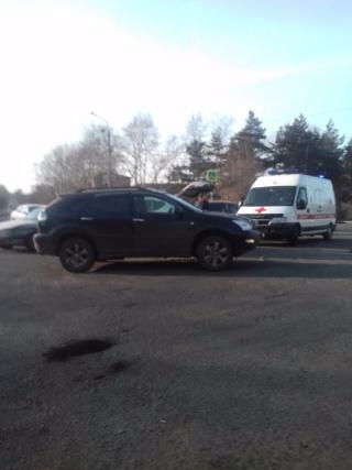 В Белогорске столкнулись три автомобиля 