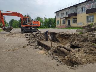 В Белогорске приступили к строительству нового участка теплотрассы