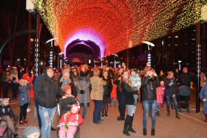 Световая аллея в Белогорске (23 фото)