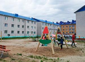 Детские игровые комплексы устанавливают в микрорайоне “Амурсельмаш”