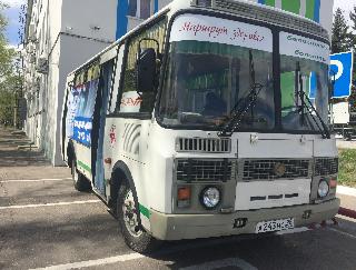 Белогорцы прививаются от коронавируса в "Автобусе здоровья"