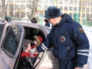 В рамках операции «Ребенок-главный пассажир!» в Белогорске оштрафовали 57 водителей-нарушителей
