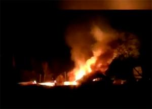 40-летний мужчина получил ожоги при пожаре в Белогорске