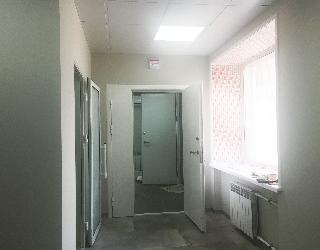 В помещениях Белогорской больницы, где будут установлены компьютерные томографы, ремонт продолжается