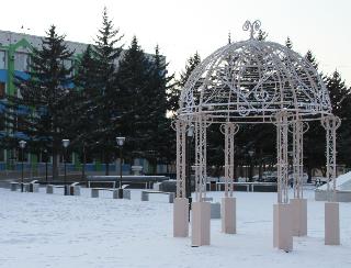 В понедельник, 1 февраля, на центральной площади начнется частичный демонтаж новогоднего городка