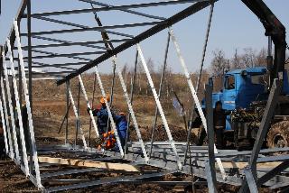 В Белогорске продолжается строительство ЛЭП для резидентов ТОР