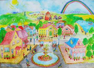 На избирательных участках Белогорска будут работать выставки рисунков «Город моей мечты»