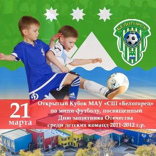 21 февраля состоится кубок  спортшколы «Белогорец» по мини-футболу 