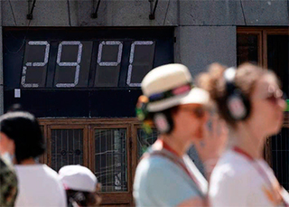 В европейской России ожидается скачок температуры и давления