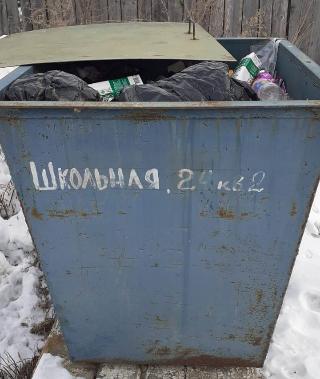 В селе Низинное Белогорска «ТрансЭкоСервис» не вывозит мусор