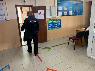 За безопасность на избирательных участках Белогорска отвечают сотрудники полиции 