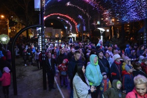 Световая аллея в Белогорске (24 фото)