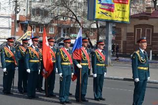 Первая репетиция парада к 9 мая прошла в Белогорске