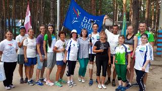 Маршрут международной факельной эстафеты «Бег Мира» прошел через Белогорск