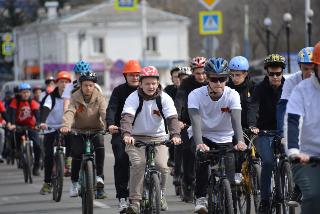 3 мая в Белогорске состоялся городской велопробег