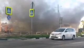 Продуктовый склад горел в Белогорске