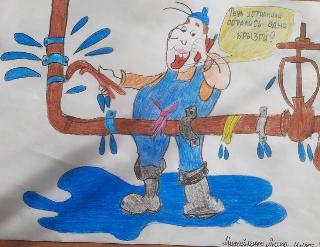 Конкурс детских рисунков проводит «Водоканал» Белогорска  