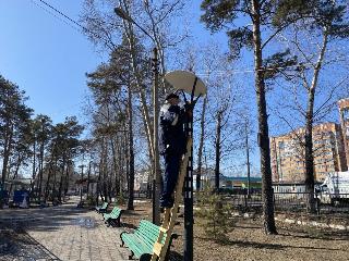 Парки и скверы Белогорска приводят в порядок 