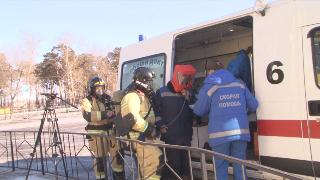 В ФОКе Белогорска пожарные провели учения