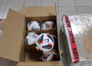 Школа футбола «Белогорец» получила футбольные мячи от РФС 