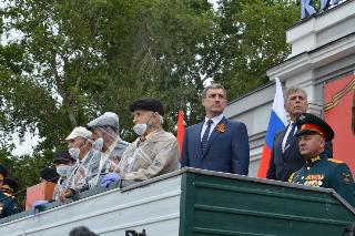 В Белогорске состоялся Парад Победы 