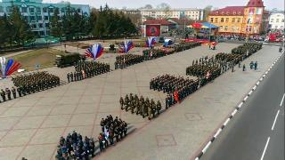 В Белогорске состоялась генеральная репетиция парада Победы